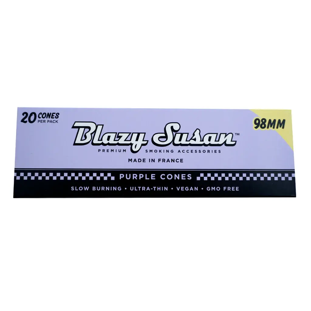 BLAZY SUSAN 20 conos pre rolados 98mm color morado