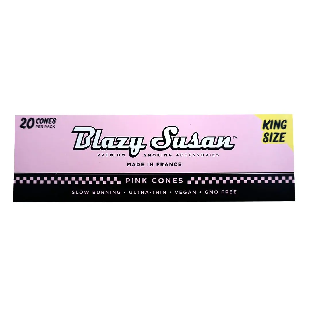 BLAZY SUSAN 20 conos pre rolados KING SIZE color rosado