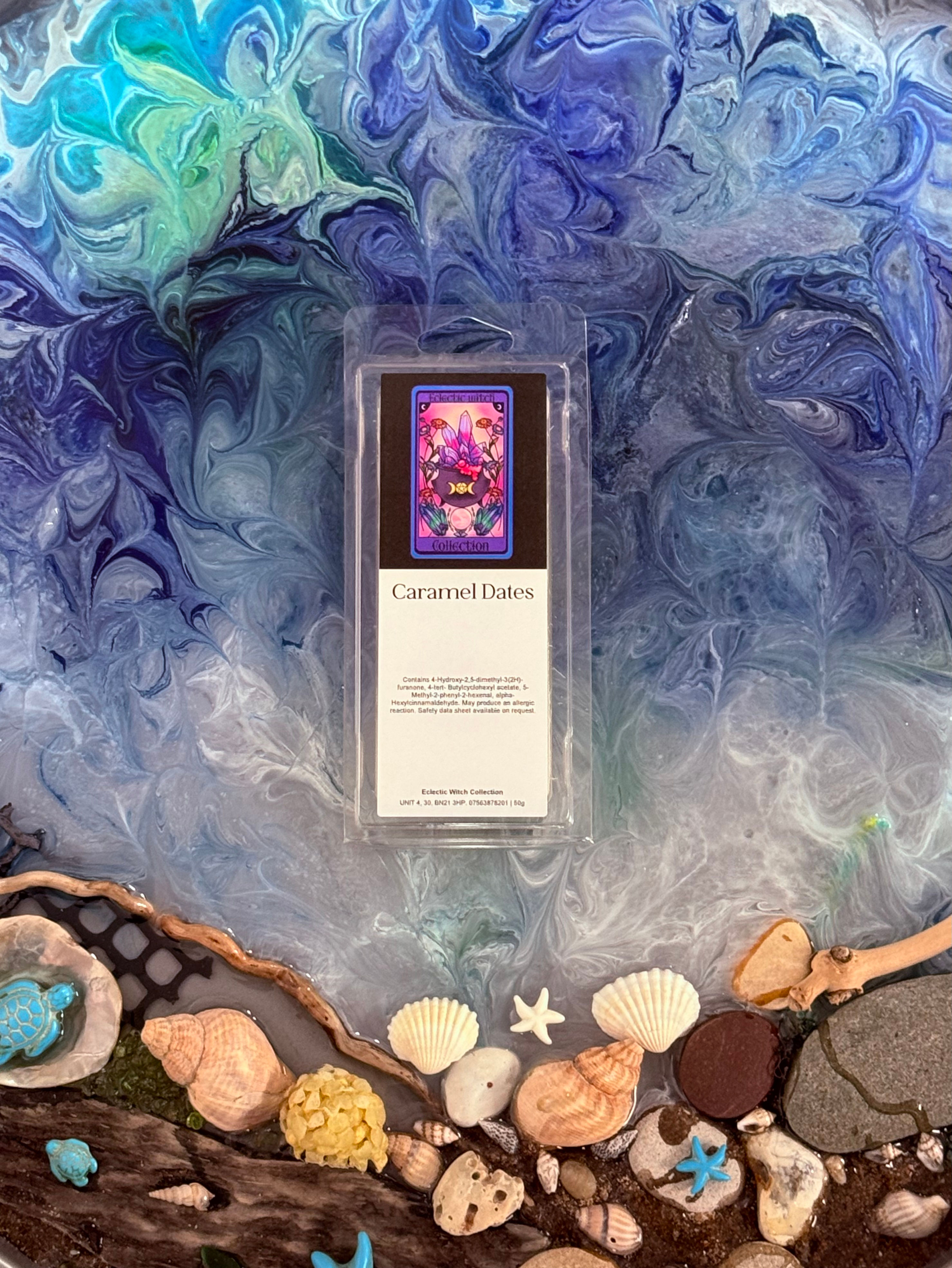 Caramel dates scented soy wax melts