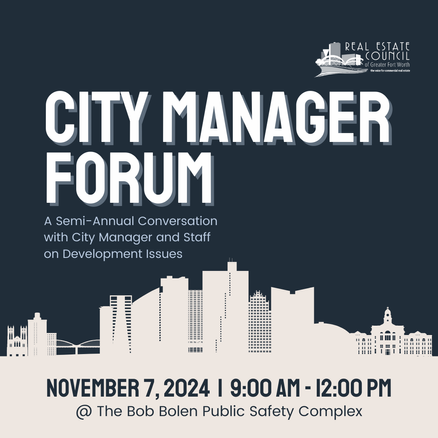 Don't Miss the Third City Manager's Semi-Annual Forum on November 7 – IPRC & Platting/Re-Platting