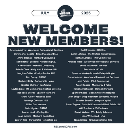 New Member Welcome - July 2025