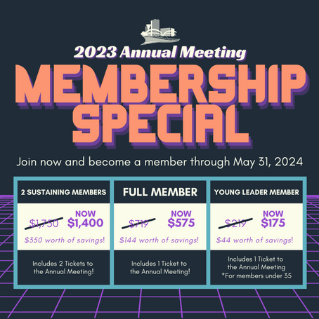 2023 Annual Meeting Membership Special