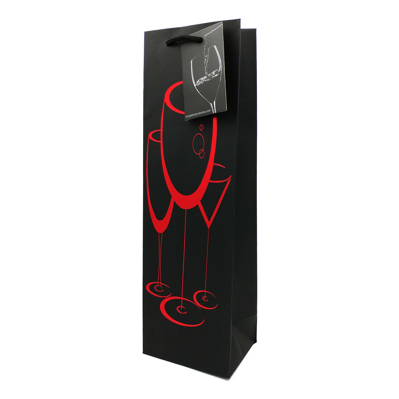 Wine Gift Bags - Triple Glass view 4