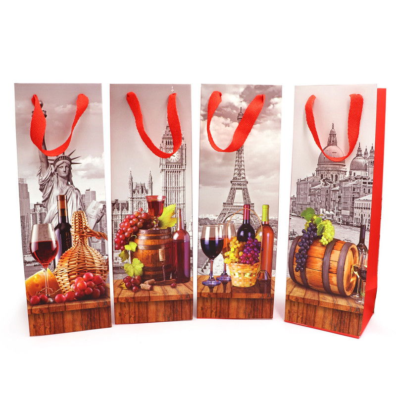 Wine Gift Bags - Cities