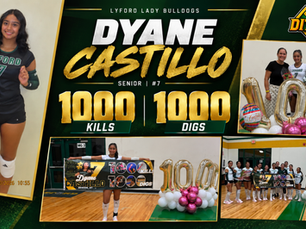 Lyford’s Dyane Castillo Joins the 1,000/1,000 Club