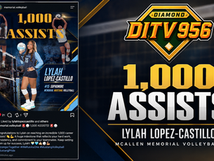 Just Getting Started: Memorial Sophomore Lylah Lopez-Castillo Reaches 1,000 Assists