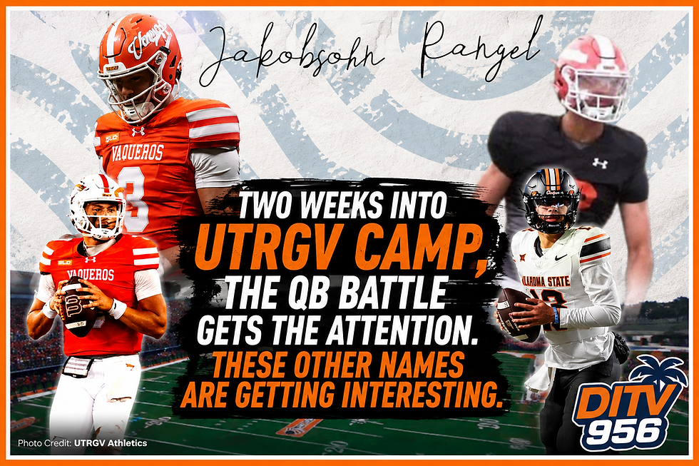Two Weeks Into UTRGV Camp, the QB Battle Gets the Attention. These Other Names Are Getting Interesting