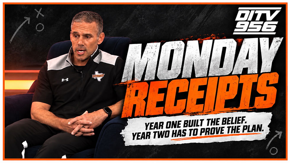 Monday Receipts: Year One Built the Belief. Year Two Has to Prove the Plan.