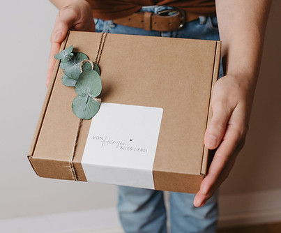 nachhltige Geschenkverpackung von Mafee