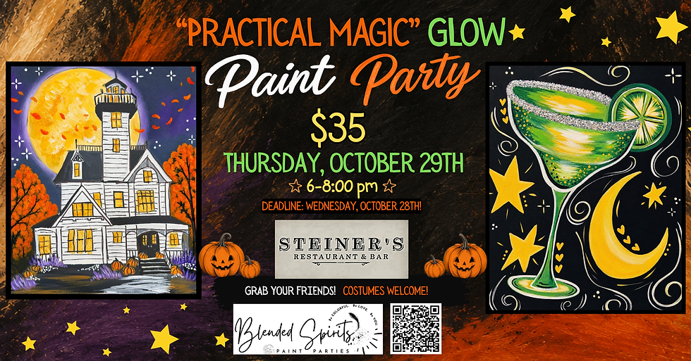 Practical Magic Inspired Glow Party!