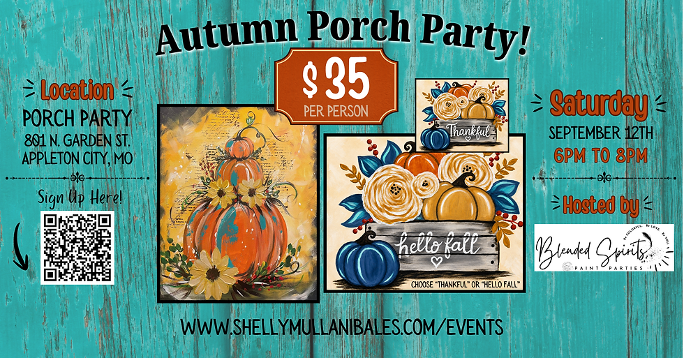 Autumn Porch Party!