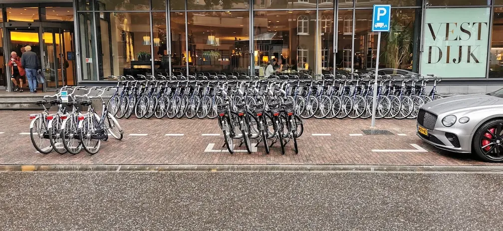 Bike delivery in Holland on location for your event