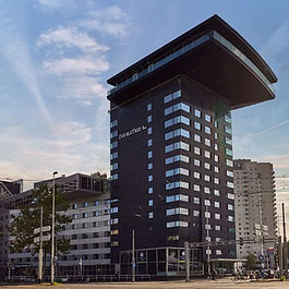 DoubleTree by Hilton Rotterdam Centre offers 265 rooms, twin options and 16 meeting spaces — a 4-star hotel ideal for MICE and group bookings via Holland DMC Partners.