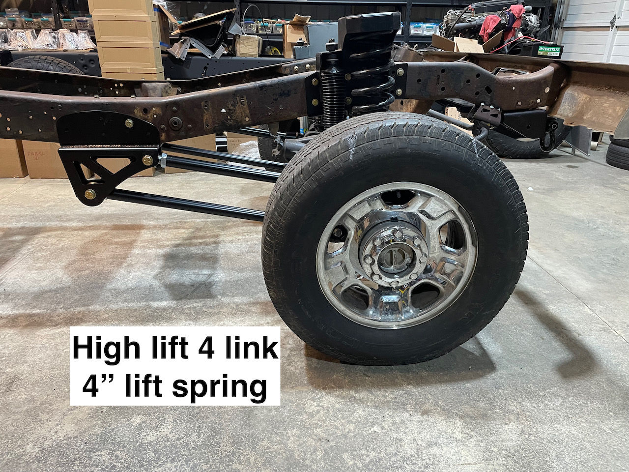 High Lift 4 Link for 1967-1979 Ford Trucks for 2005+ Super Duty Axle Swaps HI4L