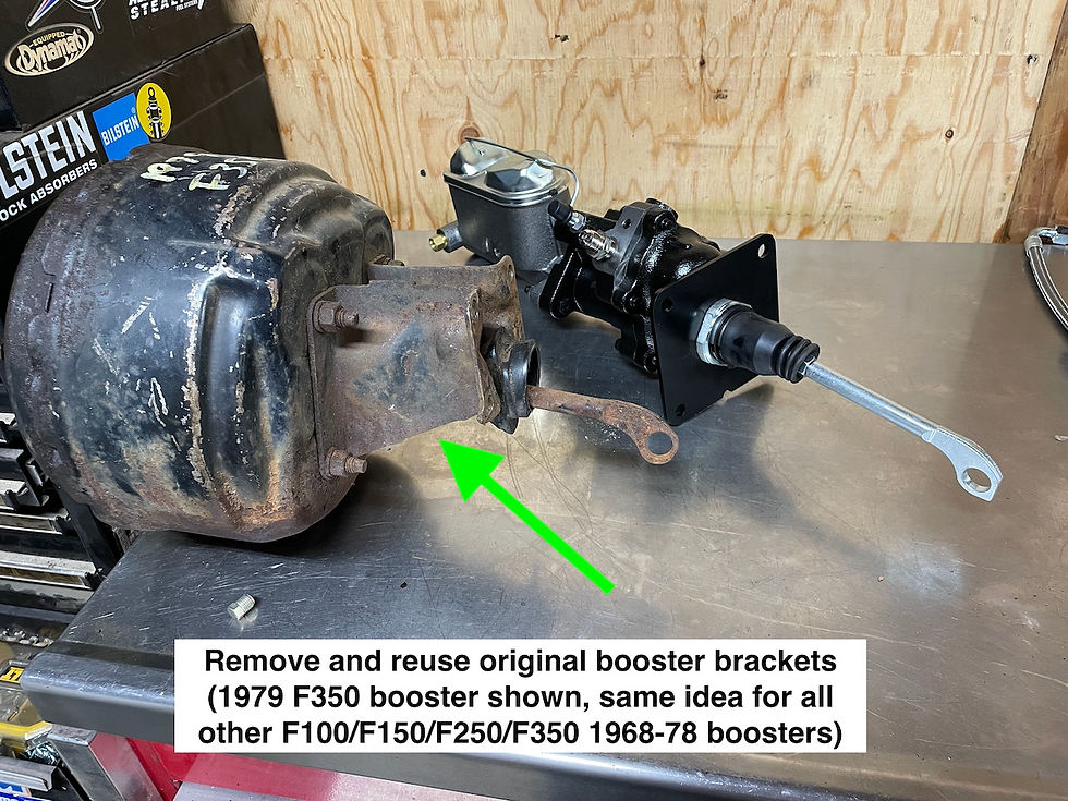 Thumbnail: OEM Style Hydroboost and 1.25" Bore Master Cylinder 1968-1979 Ford Trucks FB3