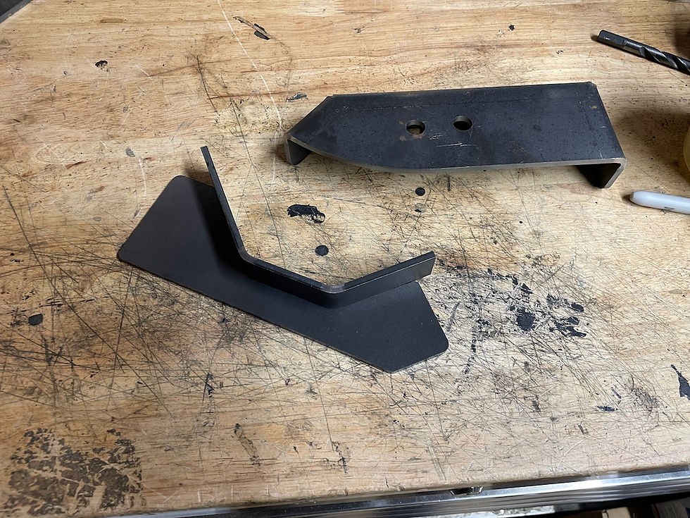 Thumbnail: Weld in Engine Crossmember Formed Plate for 2wd to SD 4wd Conversions CMW1
