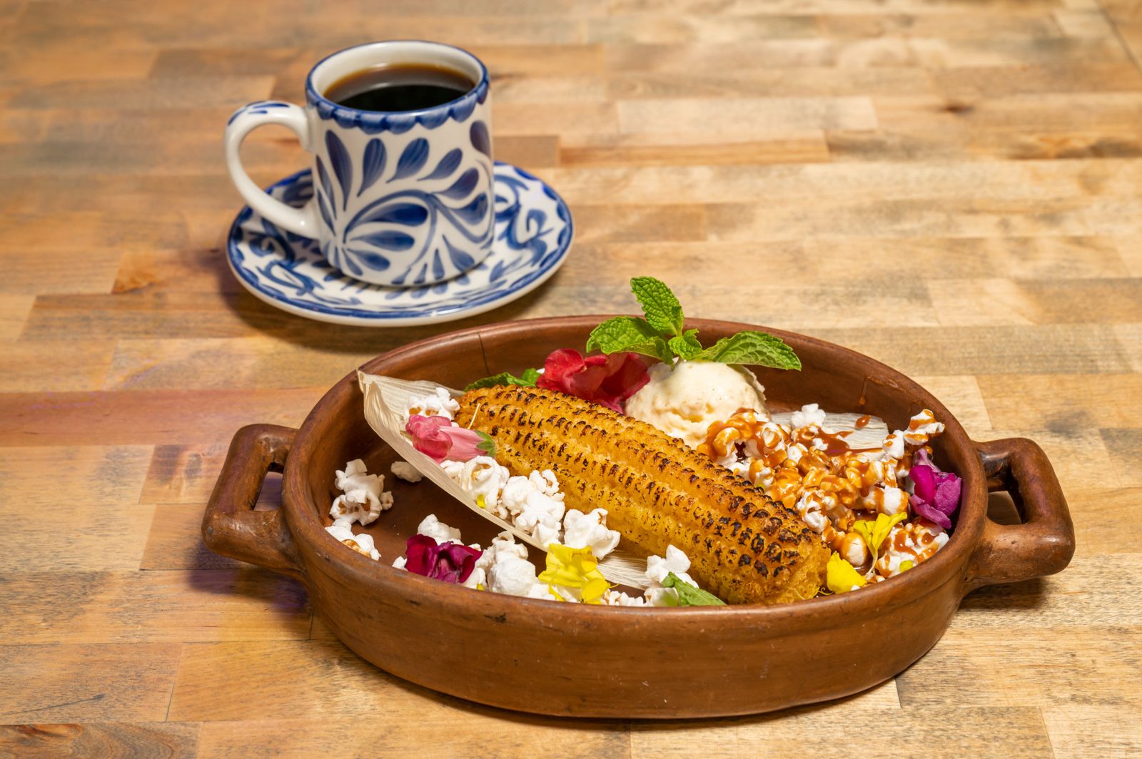 Pan de elote dessert