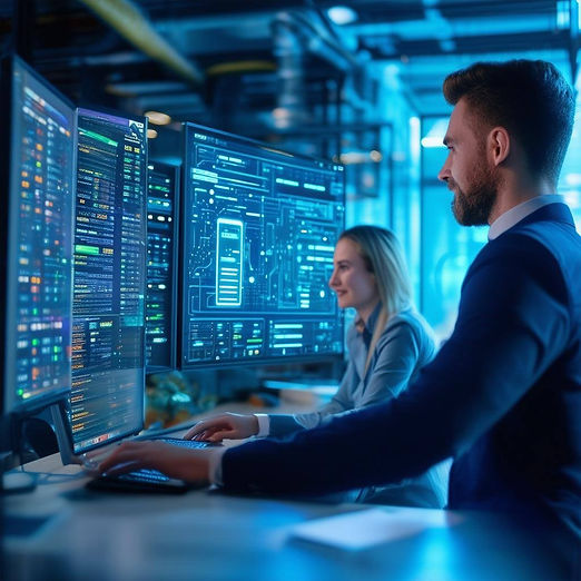 Managed IT Support Technicians managing and monitoring client's services