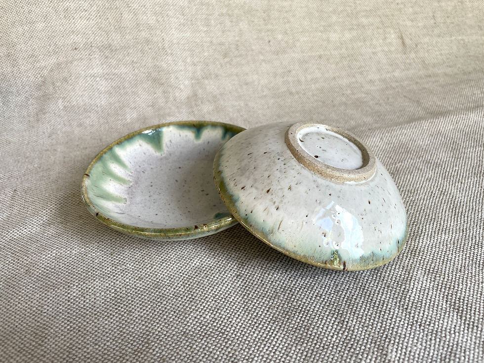 Thumbnail: Trinket Dish in Green Drip