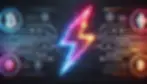 DALL·E 2024-07-16 17.10.36 - A horizontal lightning bolt with a crypto style for a website