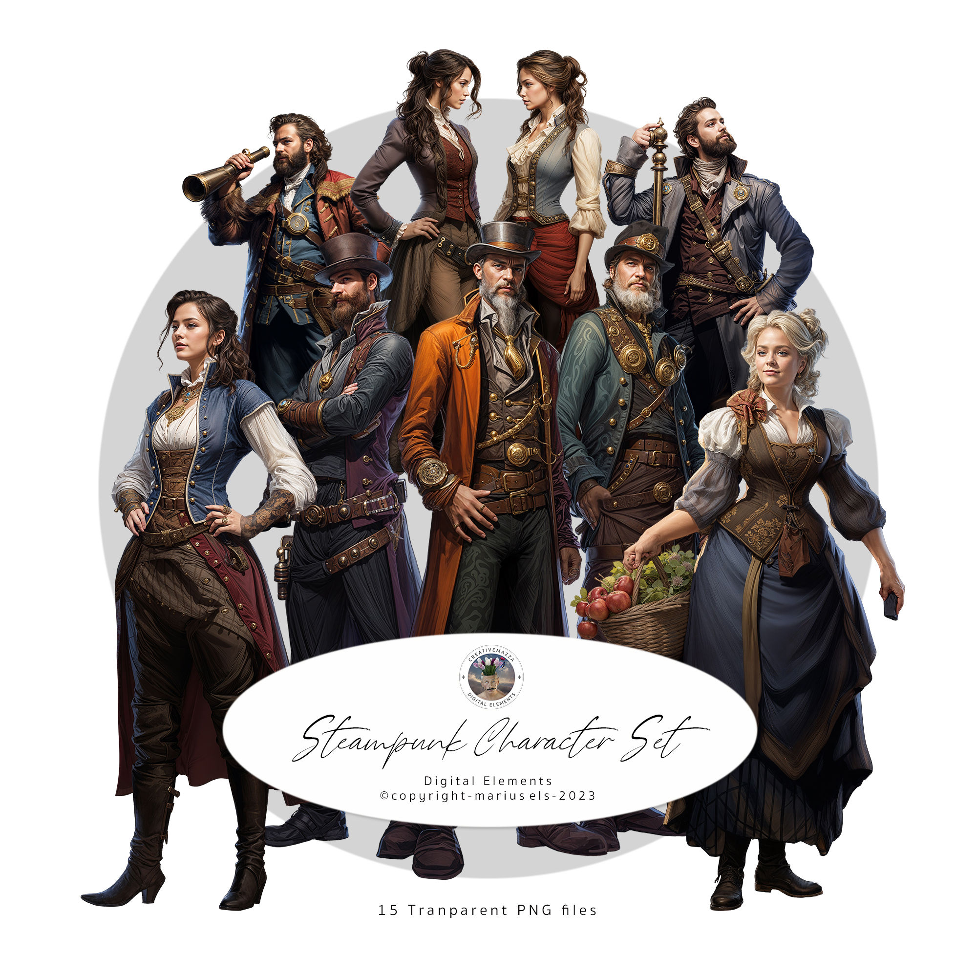 Steampunk Character Set