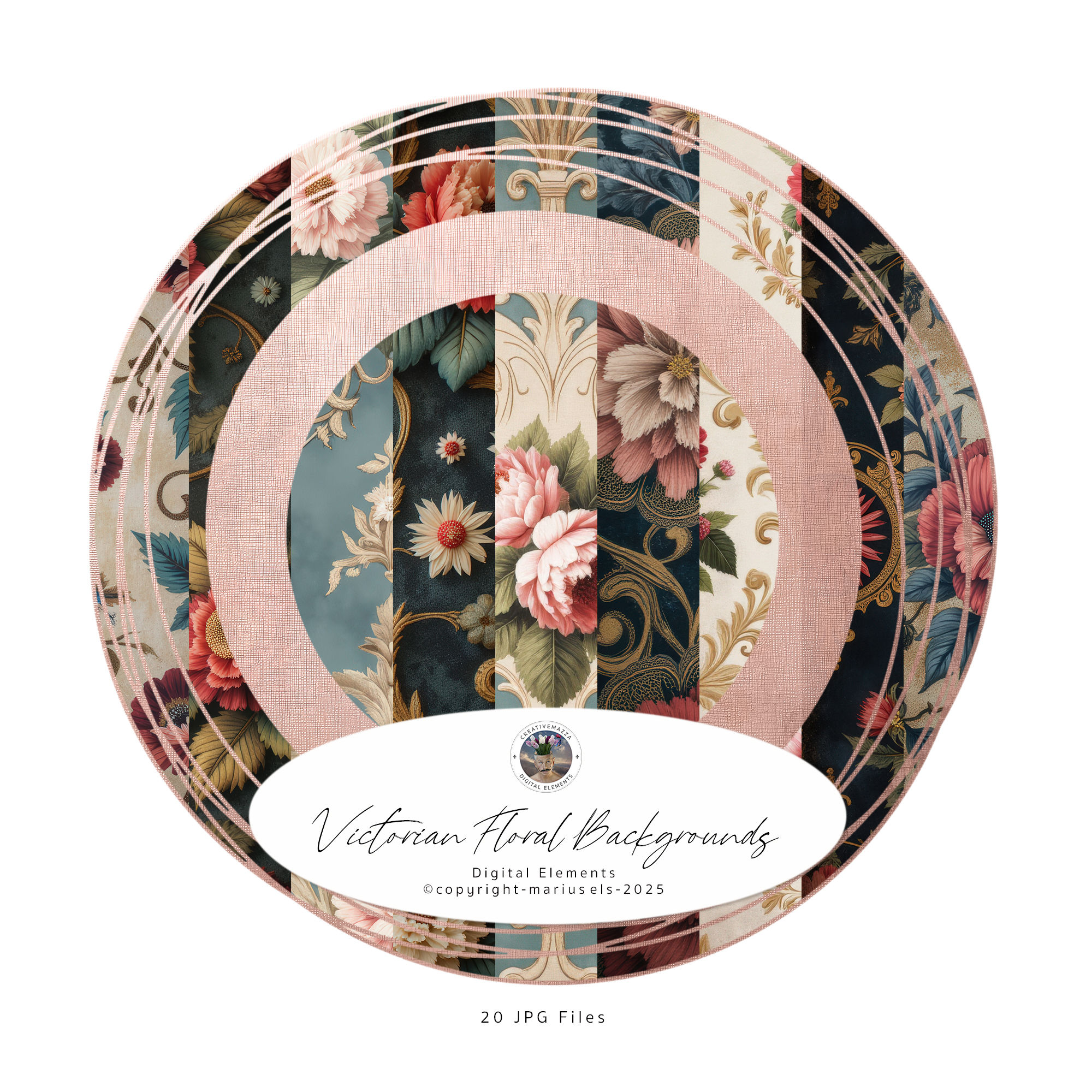 Victorian Floral Backgrounds