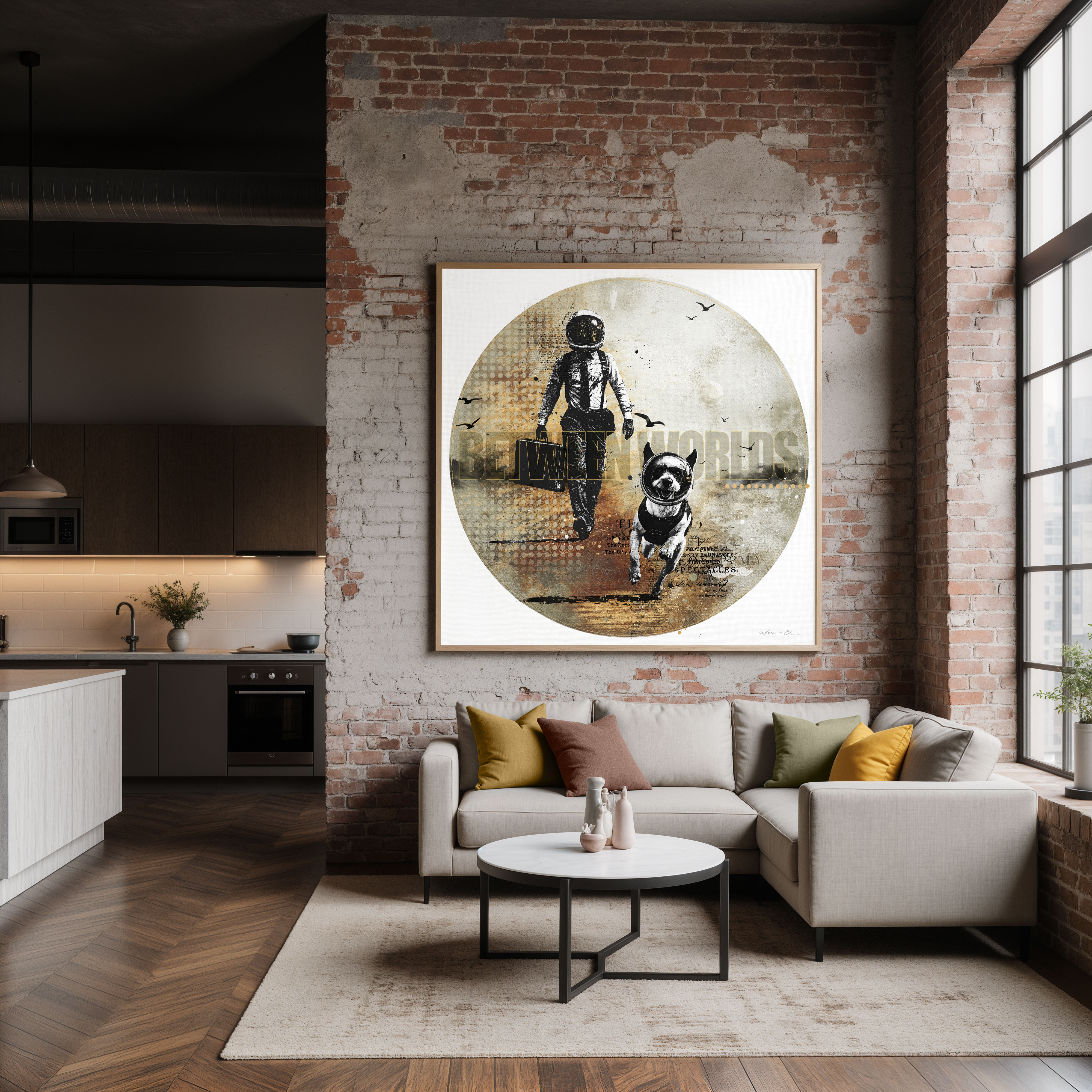 Between Worlds: Running - Fine Art Paper Prints