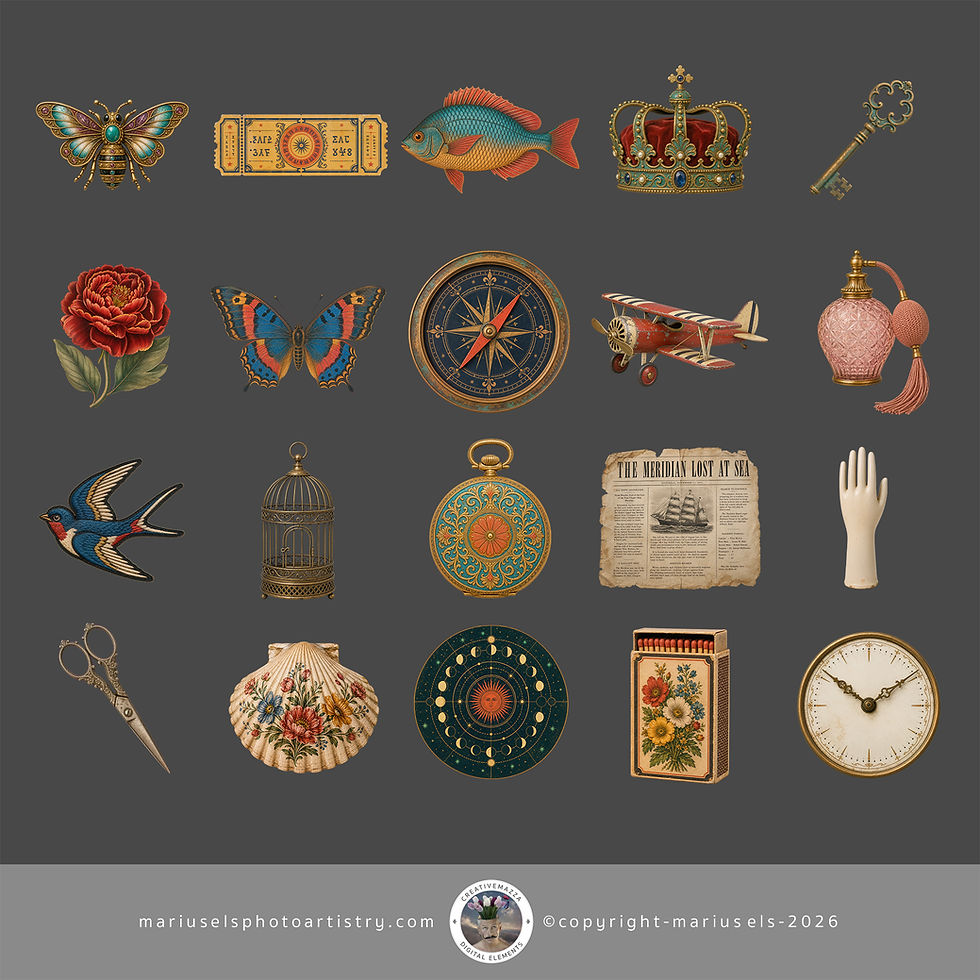Thumbnail: 200 Collage Elements