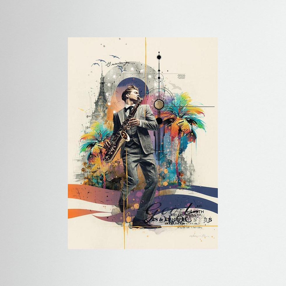 Thumbnail: Midnight Serenade - Fine Art Paper Prints