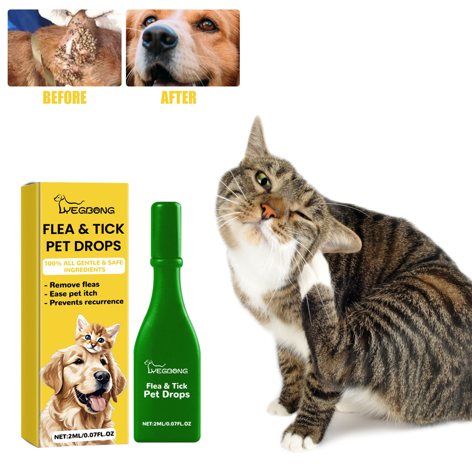 Flea & Tick Drops for Dogs & Cats
