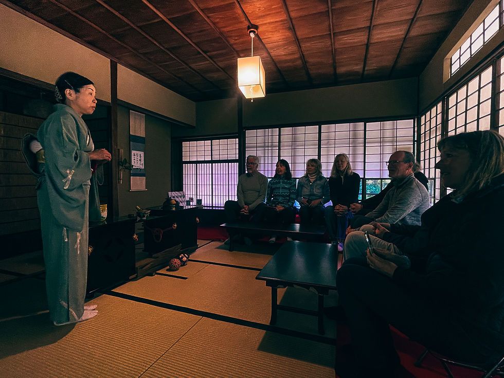 Traditional Japanese tea ceremony experience