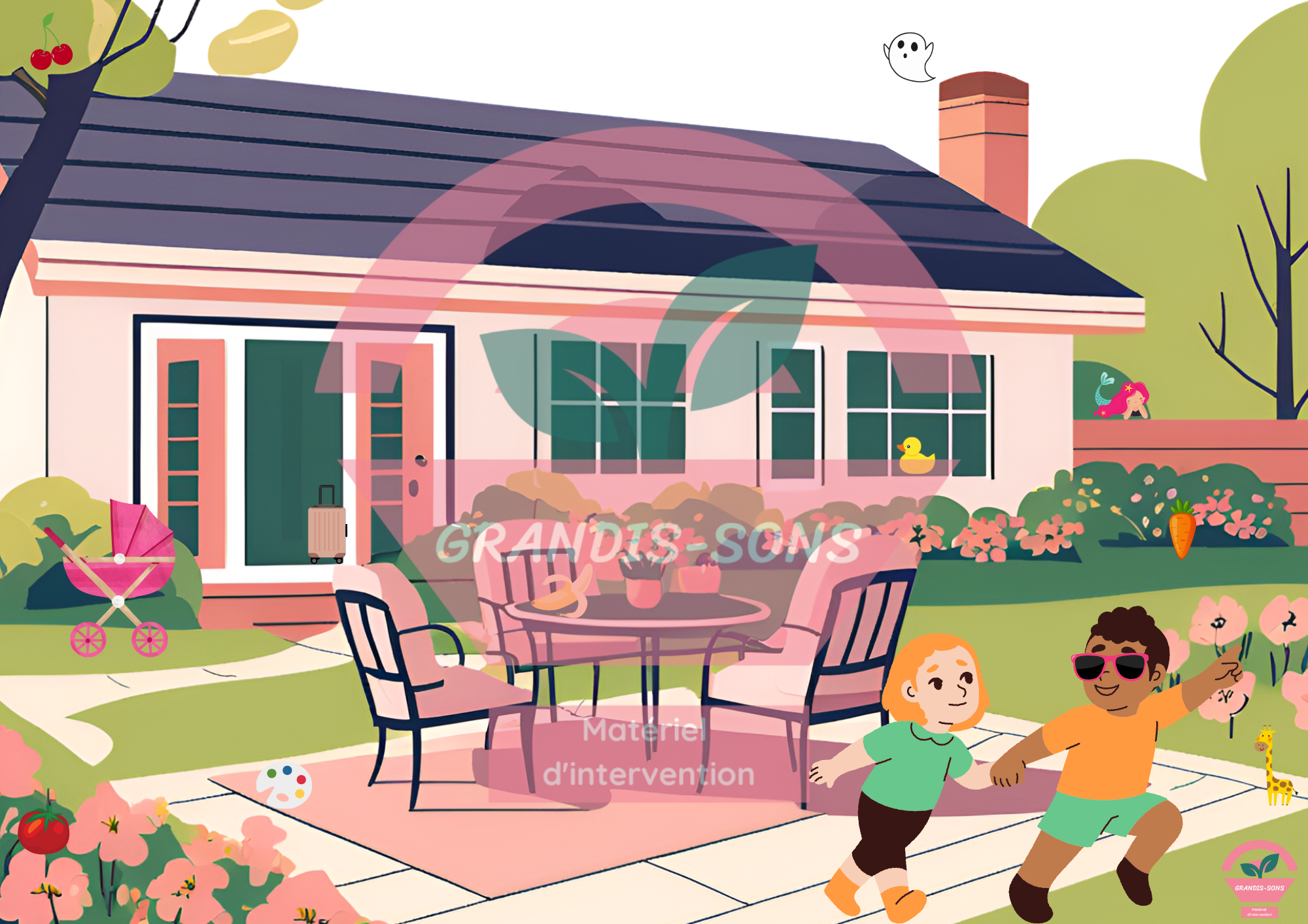 Cherche et trouve - Mots 2 syllabes CV.CVC