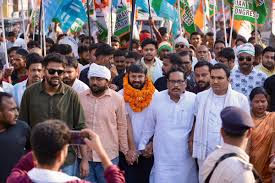 बिहार में कन्हैया की पदयात्रा , राहुल गांधी की चक्रव्यूह को तोड़ पाएंगे तेजस्वी