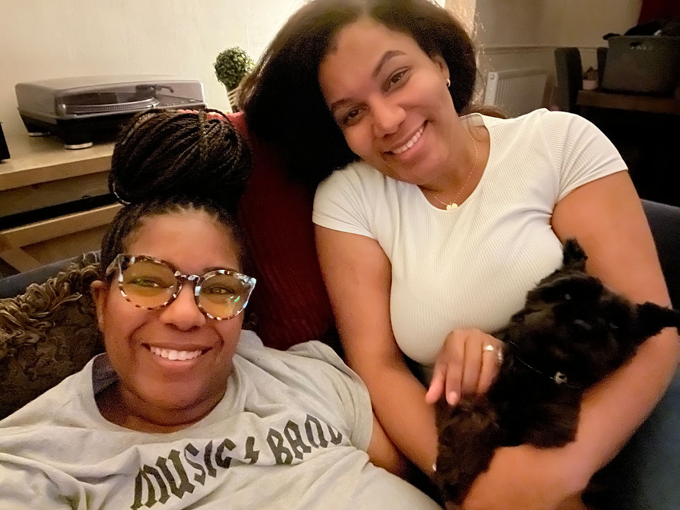 Sophie and her cousin Taikobian