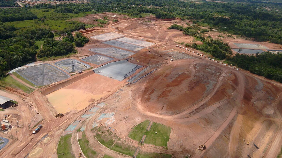 Imagem da internet do aterro sanitário de Marituba
