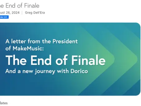 【洗足note】中学生の頃から「Finale」を愛用してきた私が、サービス終了を受けて決断したこと
