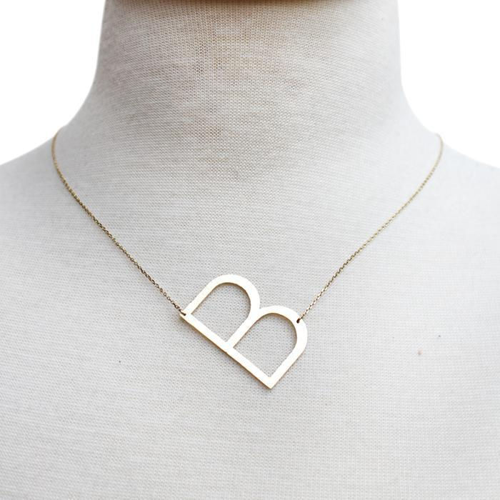 Thumbnail: Monogram Collection Initial Necklace