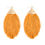 Thumbnail: Oversized Tassel Drop Earrings