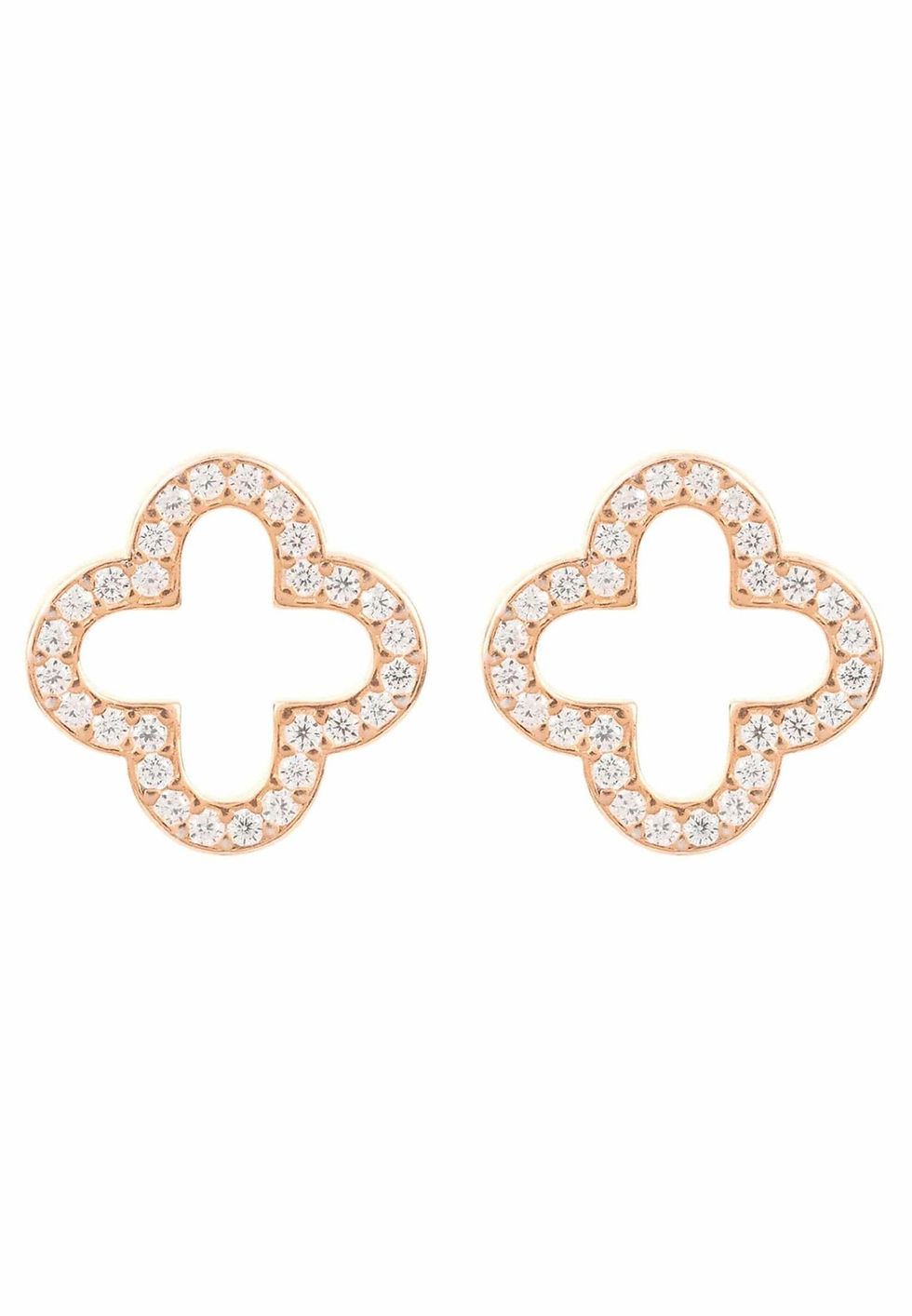 Thumbnail: Open Clover Earrings