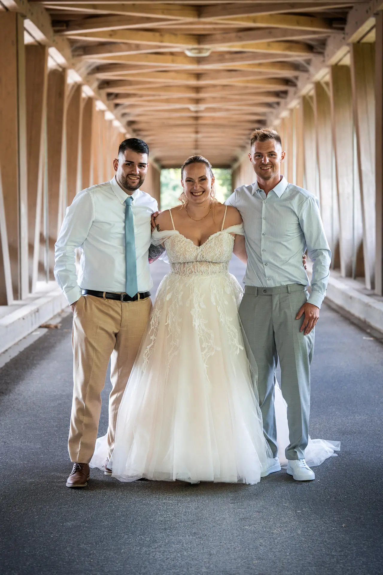 Brautpaar Portrait am Rheinfall