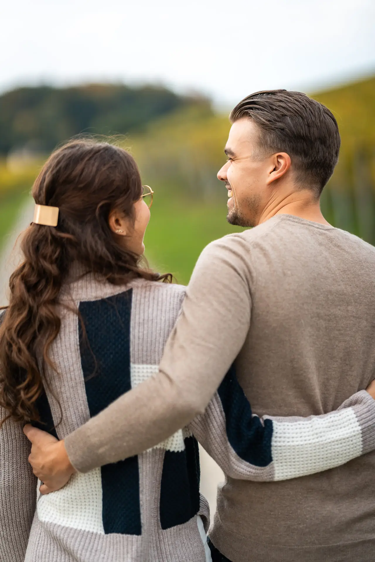 Anja und Mirco bei ihrem Herbstshooting
