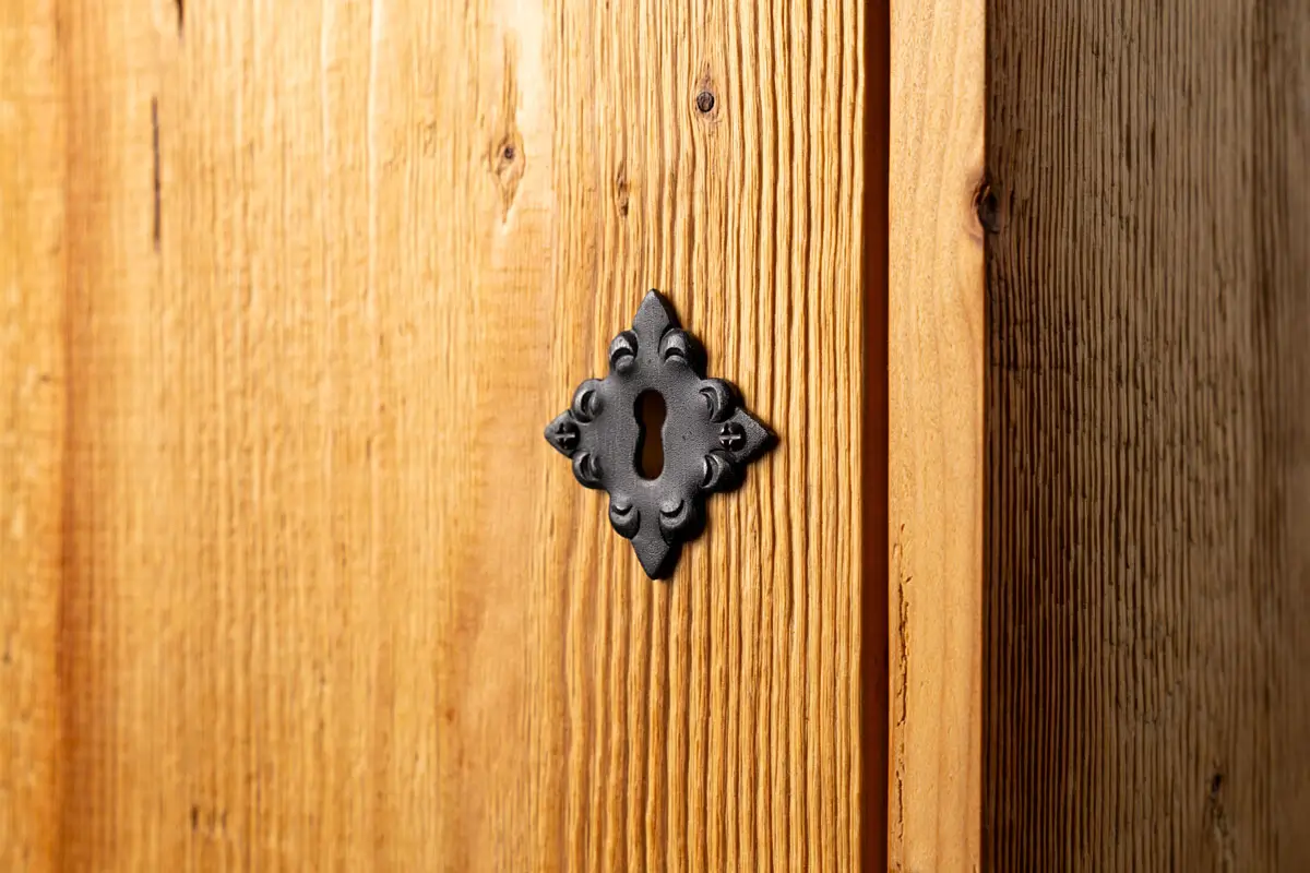 Photo Booth mit rustikaler Rosette