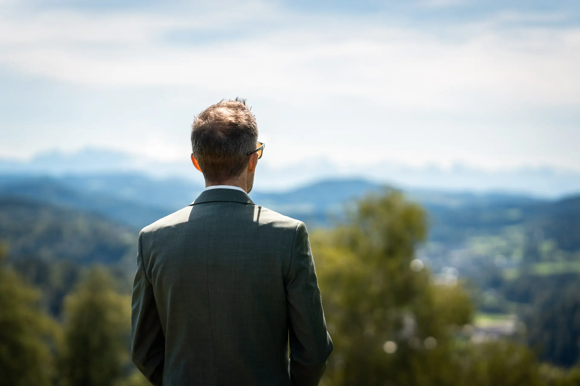 Bräutigam vor der Hochzeit