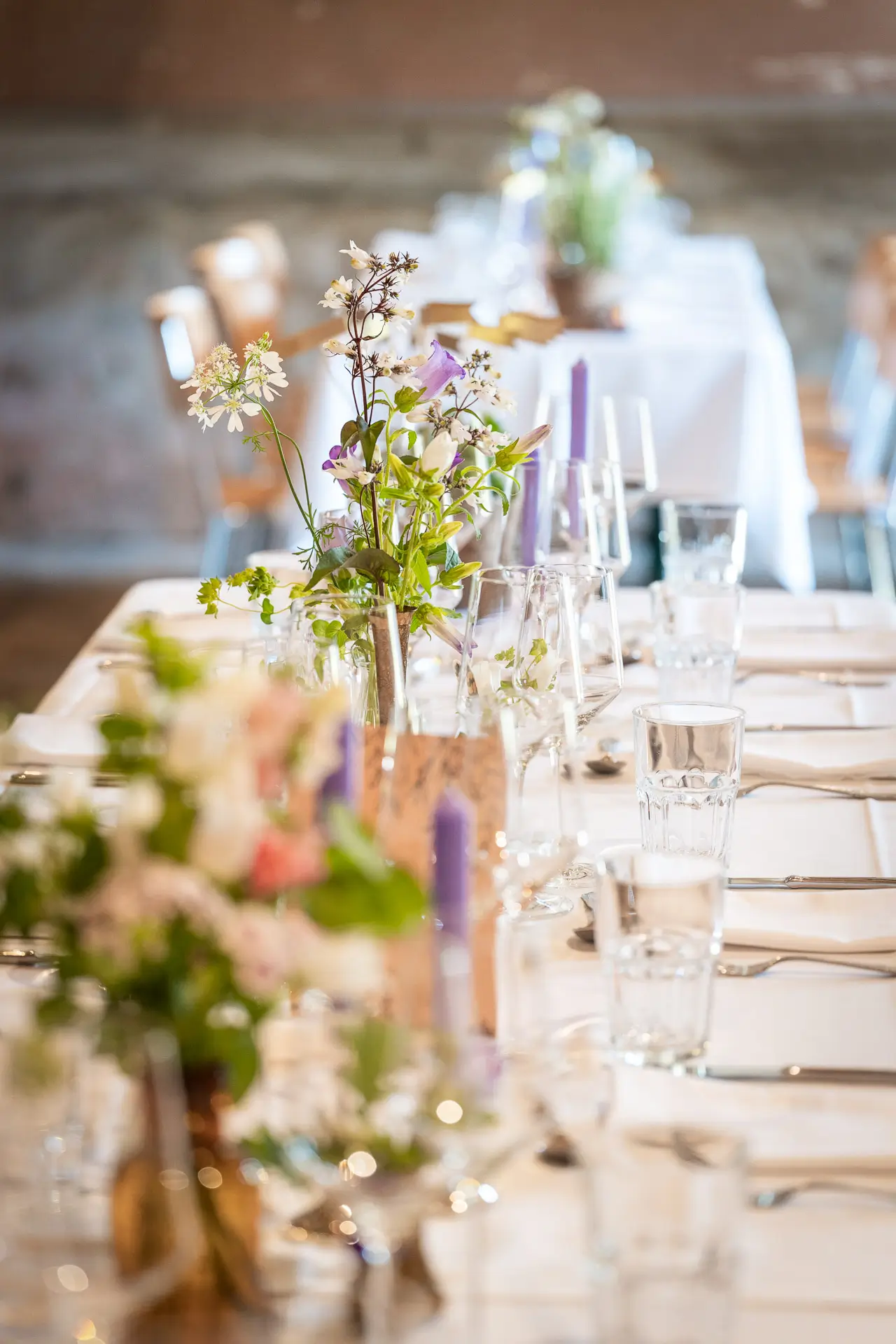 Tischdekoration im Berghof