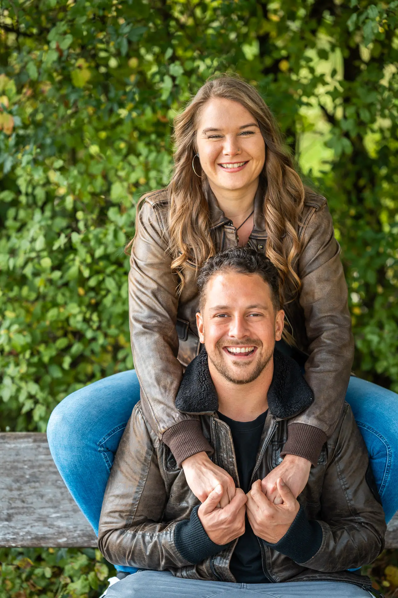 Paar im warmen Licht bei Winterthur