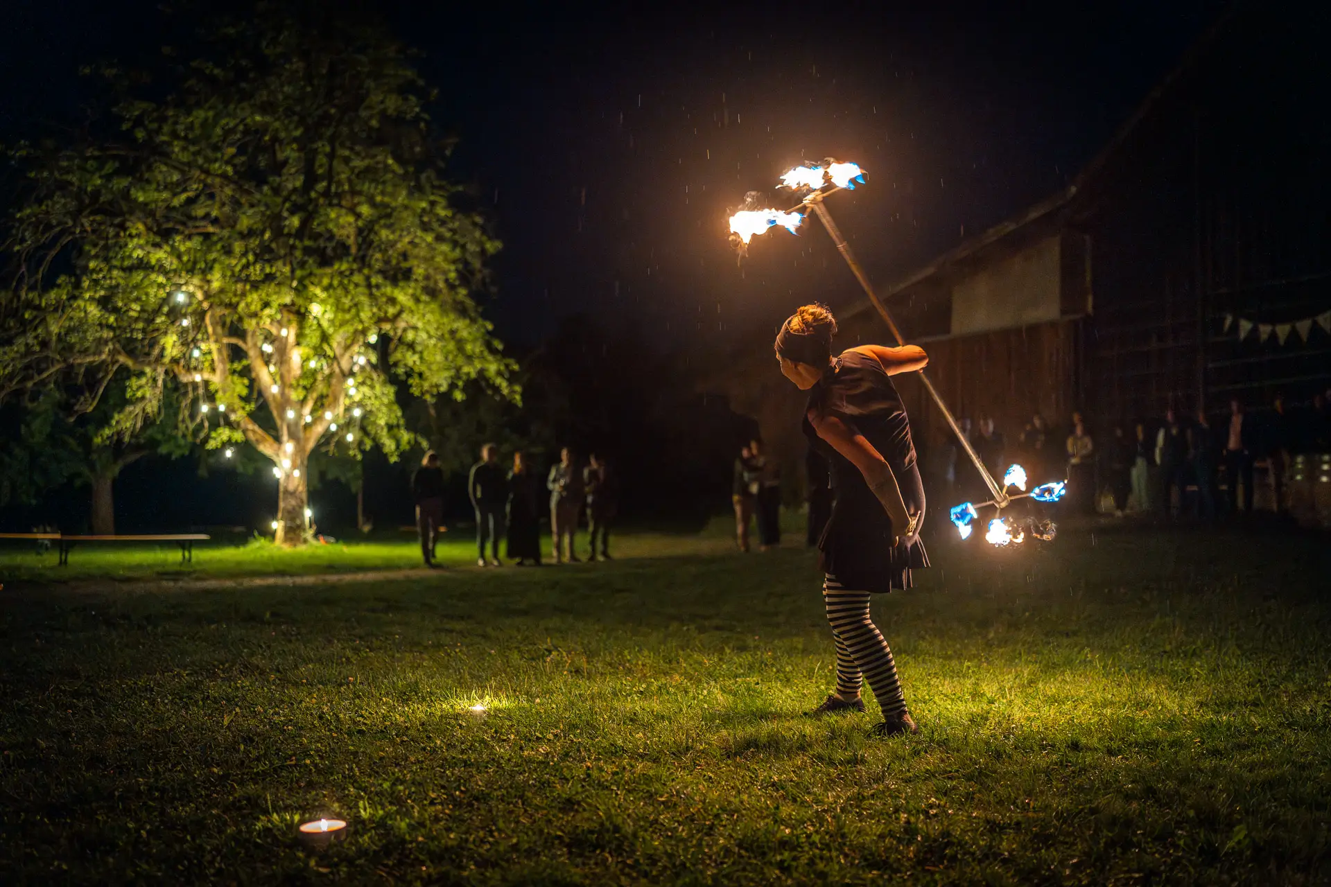 Feuer jonglieren in Wiesendangen