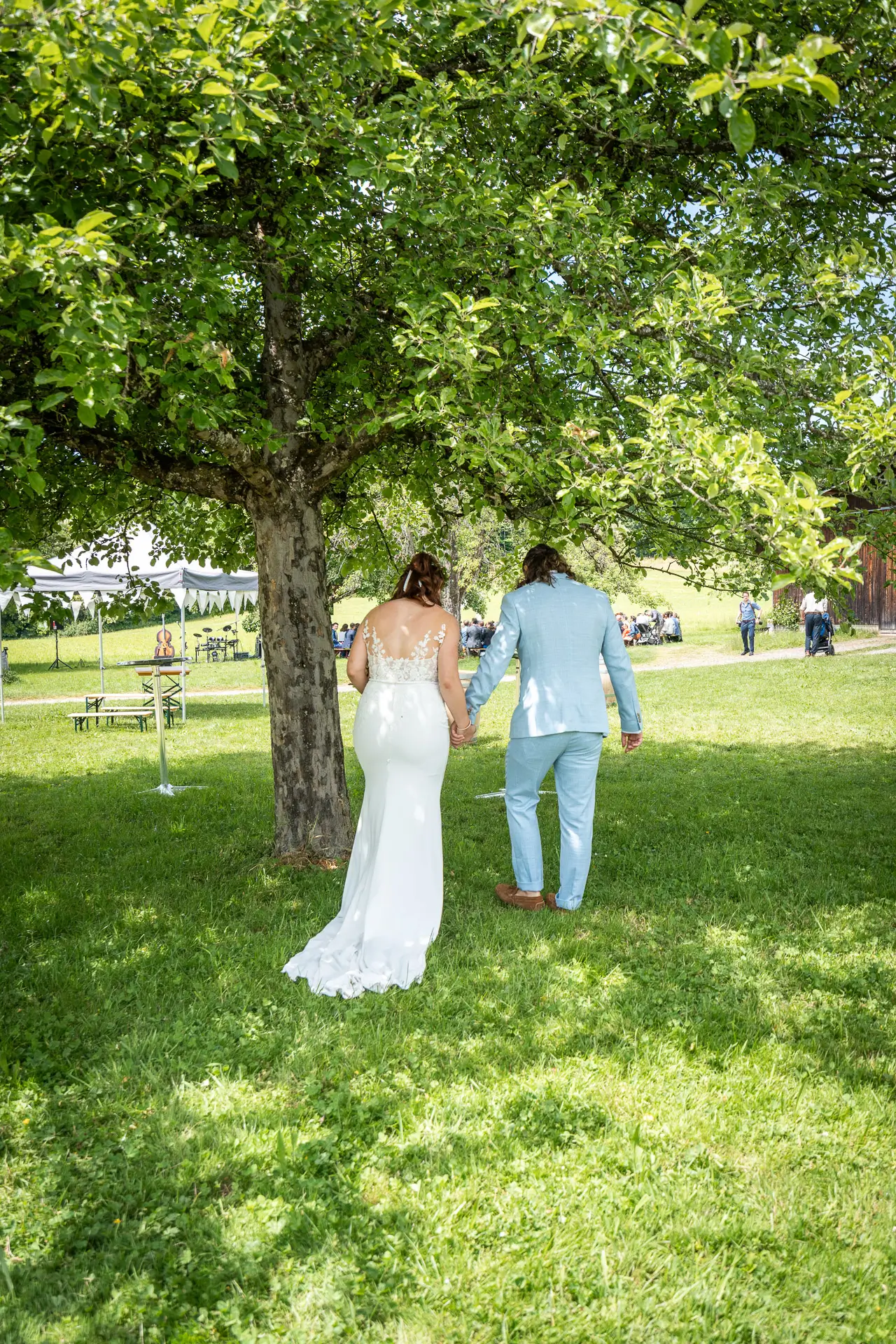 Hochzeitsfotograf Winterthur fotografiert Hochzeit in Wiesendangen