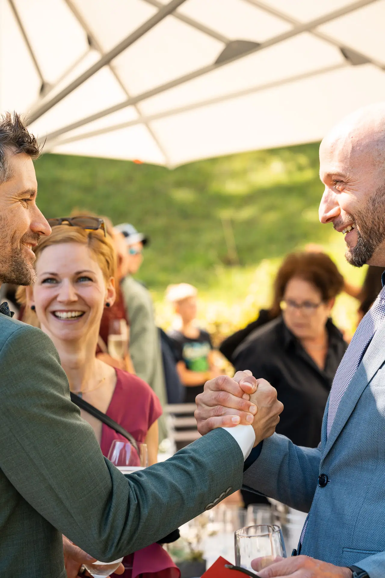 Apéro bei der Hochzeitsfeier im Gyrenbad Turbenthal