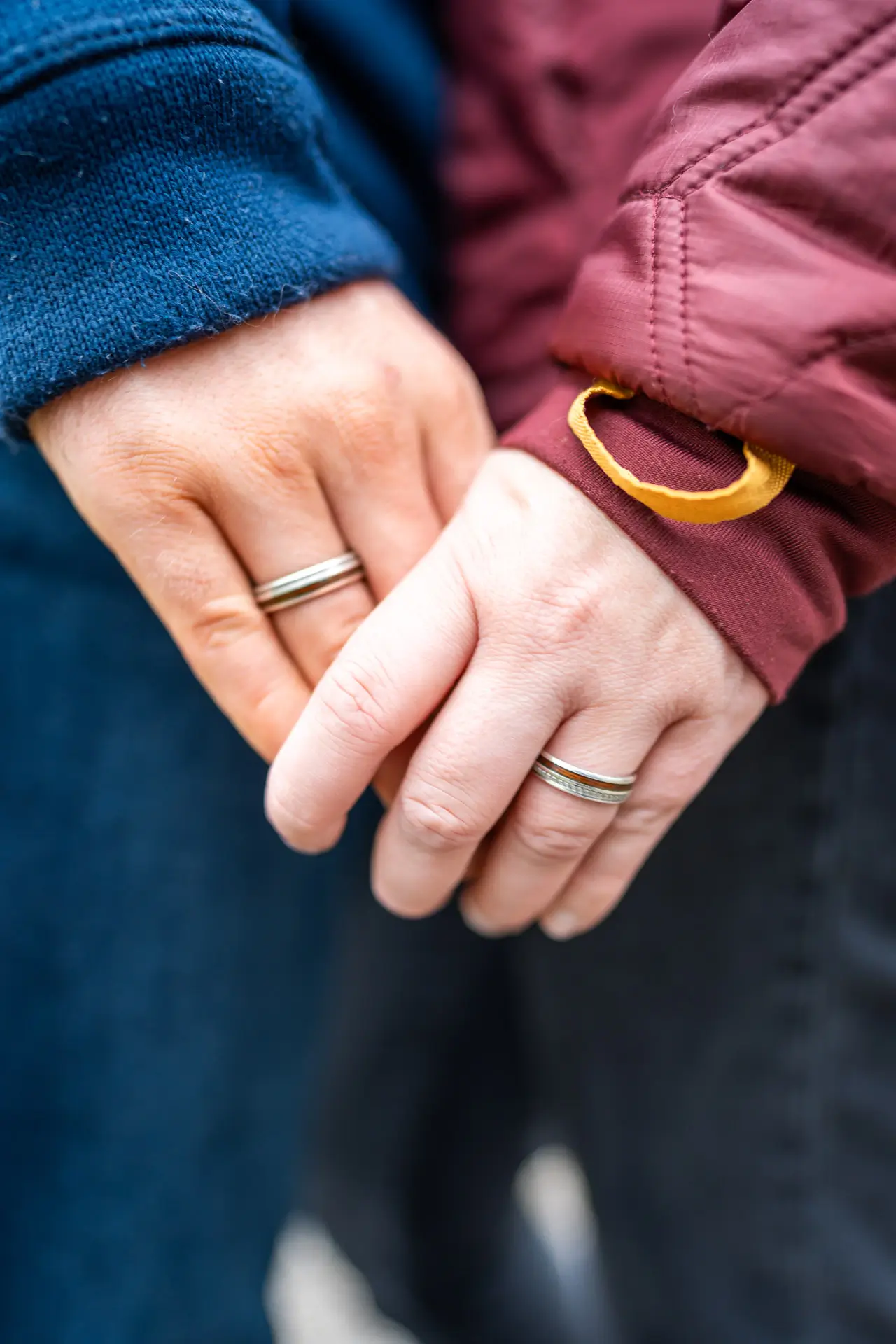 Patricia und Dominic im Morgennebel