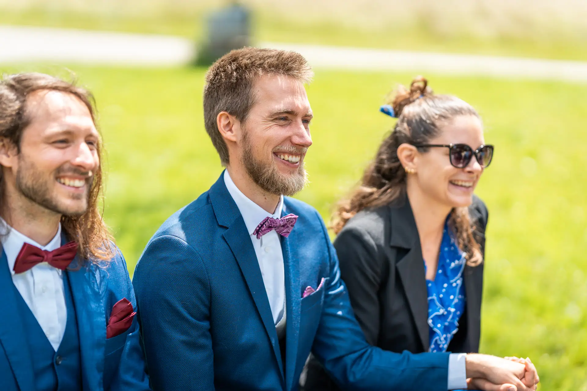 Hochzeitsgäste feiern im Berghof Wiesendangen